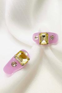 Modalamelif Lila Akrilik Yüzük