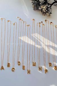 Modalamelif Tombul H Harfli Kolye