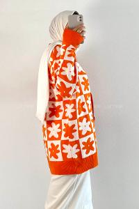 üğmeli Hırka Oranj