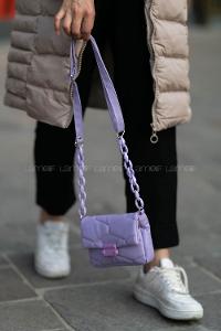 Modalamelif Mini Çapraz Askılı Çanta Lila