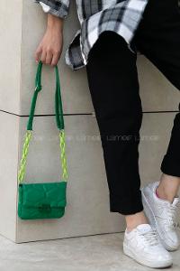 Modalamelif Mini Çapraz Askılı Çanta Yeşil