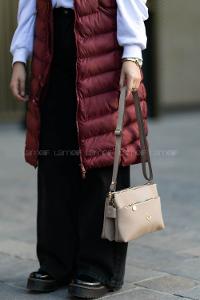 Mink Buckle Skin Hand Bag Bag