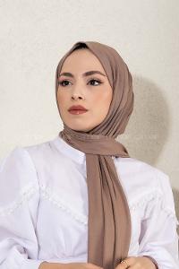 Modalamelif Kahve-Vizonrengi Penye Şal