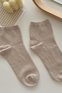 Modalamelif Taş Rengi Patik Çorap