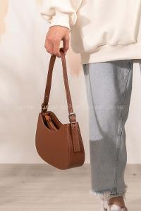 Lamelif Baget Omuz Kadın Çanta Taba