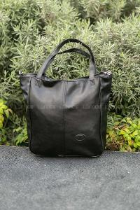 Lamelif Fermuar Detaylı Omuz Çantası Siyah