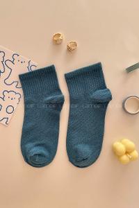 Modalamelif Yarım Kolej Çorap İndigo