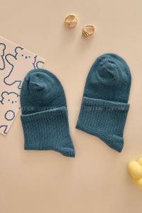 Modalamelif Yarım Kolej Çorap İndigo