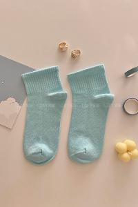 Lamelif Yarım Kolej Çorap Mint