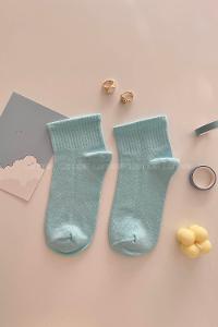 Lamelif Yarım Kolej Çorap Mint
