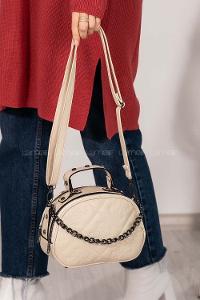 Modalamelif Desenli Çanta Krem