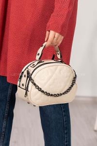 Modalamelif Desenli Çanta Krem