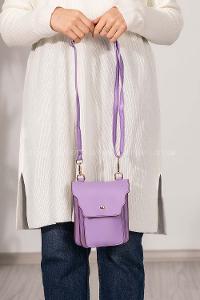 Modalamelif  Messenger Model Çanta Lila
