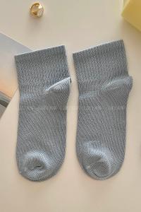 Lamelif Yarım Kolej Çorap Gök Mavi