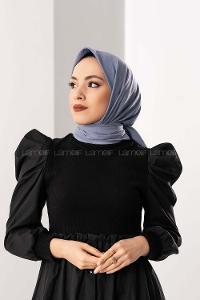 Modalamelif Koton Caz Eşarp Gök Mavi