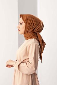 Modalamelif Koton Caz Eşarp Sütlü Kahve