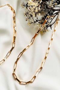 Modalamelif Gold Elenay Zincir Kolye