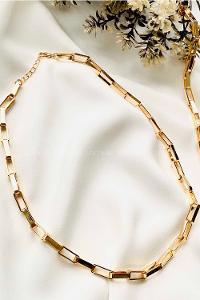 Modalamelif Gold Elenay Zincir Kolye