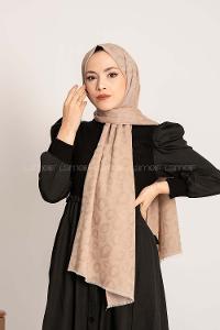 Modalamelif Leopar Desen Pamuk  Şal Taş