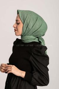 Modalamelif Taşlanmış Pamuk Çağla Yeşili