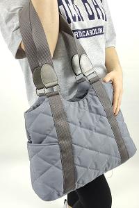 Modalamelif Tek Bölmeli Kapitone Desen Lisa Geniş Kadın Çanta Antrasit