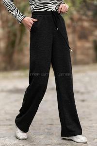 Modalamelif Beli Lastikli Bol Paça Eşofman Altı Antrasit