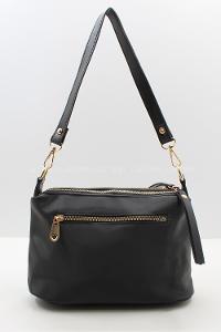 Modalamelif Change Üç Bölmeli Saten Çanta Siyah