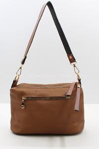 Modalamelif Change Üç Bölmeli Saten Çanta Taba