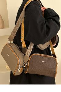 Lamelif Hasır Askılı Valentino Çanta Acı Kahve