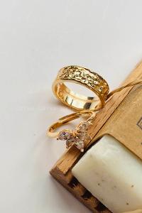 Modalamelif 2 Li BFF Lotus Çiçeği Yüzük