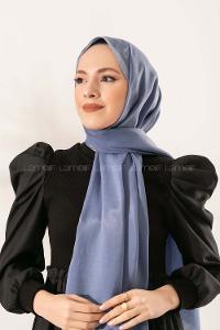 Modalamelif İndigo Buz Mavisi   Modal Şal
