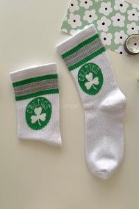 Modalamelif Celtıus Baskılı Yeşil Çorap