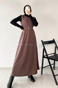 Modalamelif Beli Kemer Detaylı Zara Jile Eflatun