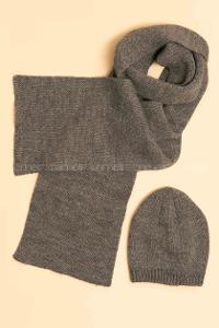 Modalamelif İkili Lüks Takım Gri Bere