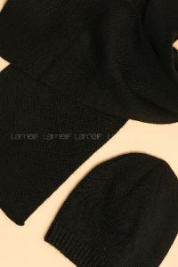 Modalamelif İkili Lüks Takım Siyah Bere