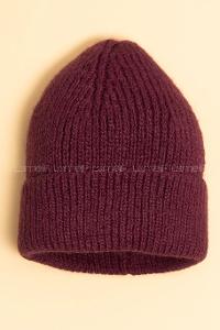 Modalamelif Lüx Fitilli Katlamalı Mor Bere