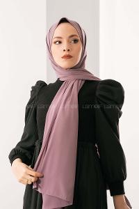 Modalamelif Koyu Eflatun Medine İpeği Şal