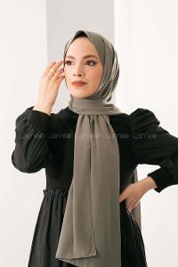 Modalamelif Küf Yeşili Medine İpeği Şal