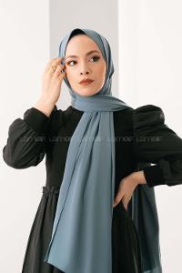 Modalamelif Petrol Yeşili Medine İpeği Şal