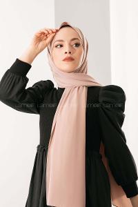 Modalamelif Soft Vizonrengi Medine İpeği Şal