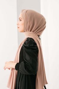 Modalamelif Soft Vizonrengi Medine İpeği Şal