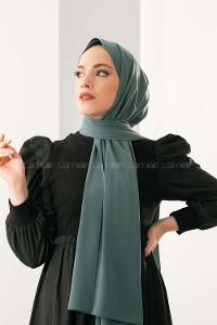 Modalamelif Açık Zümrüt Yeşili Medine İpeği Şal