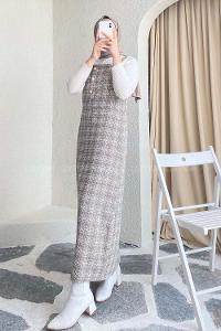 Modalamelif Önü Düğme Detaylı Jile  SoftKahve