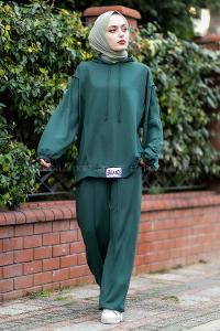 Modalamelif Balance Armalı Çımalı İkili Takım Zümrüt Yeşili