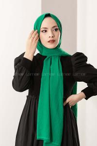 Modalamelif Banetti Yeşili Pamuk-Caz Şal