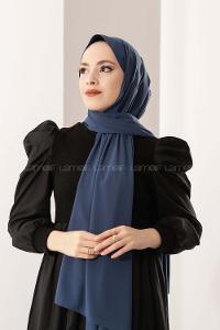 Modalamelif Petrol Mavisi  Medine İpeği Şal