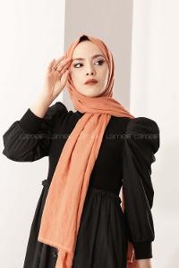 Modalamelif Turuncu Pamuk-Caz Şal