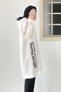 Modalamelif Still Don t  Yazı Baskılı Kapüşon Detaylı Sweat Beyaz