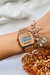 Lamelif Retro Rose Gold Renk Saat