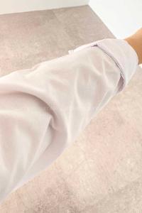 White Shirt Collar Long Arm Cotton Unprinted Shirt